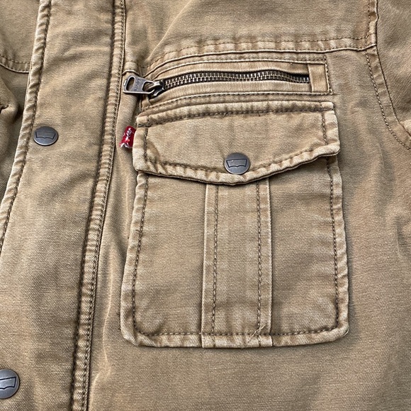 Levi’s Canvas/Quilt Lined Trucker Jacket M - Picture 2 of 10